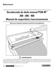 Novitool PUN M 900 Manual De Seguridad Y Funcionamiento