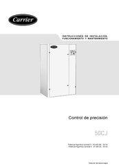 Carrier 50CJ Instrucciones De Instalación, Funcionamiento Y Mantenimiento