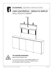 Salamander Designs D1/347AMXL Instrucciones De Montaje