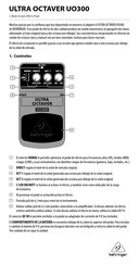 Behringer ULTRA OCTAVER UO300 Manual De Instrucciones