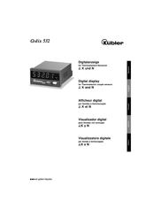 Kübler Codix 532 Manual Del Usuario