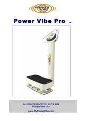 PowerVibe Pro Manual Del Usuario