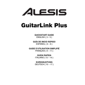 Alesis GuitarLink Plus Guia De Inicio Rapido