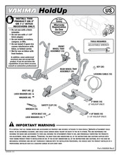 Yakima HoldUp Manual Del Usario