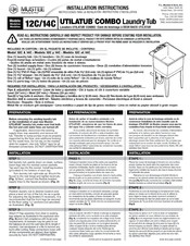 Mustee UTILATUB COMBO 12C Instrucciones Para La Instalación