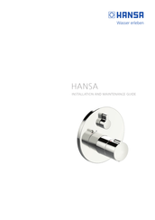 Hansa 8112 9573 Guía De Instalación Y Mantenimiento