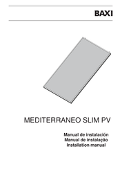Baxi SLIM PV Manual De Instalación