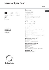 SCHOLTES BC 99D P XA Instrucciones De Uso