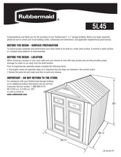 Rubbermaid 5L45 Manual Del Usuario