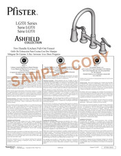 Pfister ASHFIELD LG531 Serie Manual Del Usuario