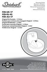 Petsafe Drinkwell FCB-AU-17 Manual De Funcionamiento