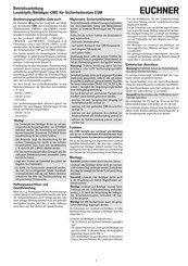 EUCHNER CMS-A Serie Instrucciones De Operación