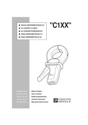 Chauvin Arnoux C1XX Serie Manual De Instrucciones