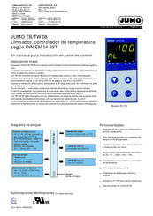 JUMO TB 08 Manual Del Usuario