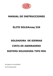 Elite SOLDAmaq 320 Manual De Instrucciones