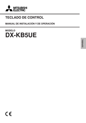 Mitsubishi Electric DX-KB5UE Manual De Instalación Y De Operación