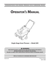 MTD 2M1 Manual Del Operador