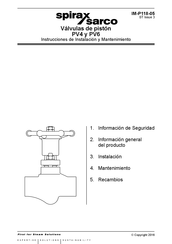 Spirax Sarco PV4 Instrucciones De Instalación Y Mantenimiento