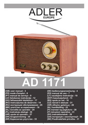 Adler europe AD 1171 Manual De Uso