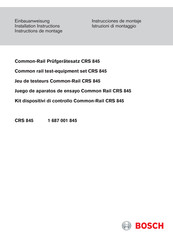 Bosch CRS 845 Manual Del Usuario