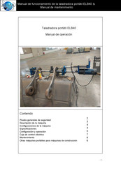 Xema ELB40 Manual De Funcionamiento Y Mantenimiento