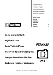 Vetus FTANK25 Instrucciones De Instalación