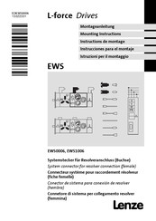 Lenze L-force EWS Serie Instrucciones Para El Montaje