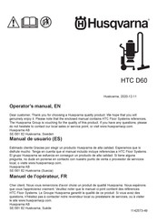 Husqvarna HTC D60 Manual De Usuario