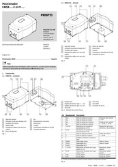 Festo CMSX-C-U-F1 Serie Instrucciones De Utilizacion