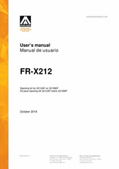 Amate Audio FR-X212 Manual De Usuario