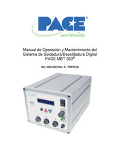 pace MBT 350 Manual De Operación Y Mantenimiento