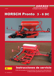 horsch Pronto 4 DC versión rígida Instrucciones De Servicio