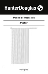 HunterDouglas Duette Manual De Instalación