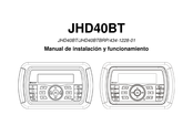 ASA Electronics JHD40BTBRP Manual De Instalación Y Funcionamiento