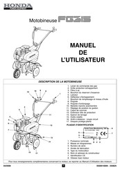 Honda FG315 Guía Del Utilizador