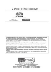 Elettronica Santerno DCREG4 Manual De Instrucciones