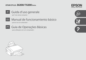 Epson Stylus SX200 Serie Manual De Funcionamiento Básico