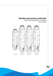 DP Pumps DPUS 17 Instrucciones De Operación Y Instalación