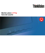 Lenovo ThinkVision L1711p Guia Del Usuario