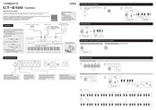 Casio Casiotone CT-S100 Guia De Inicio Rapido