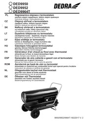 DEDRA DED9952 Manual De Instrucciones Con La Carta De Garantía