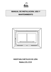 FM IT170 Manual De Instalación, Uso Y Mantenimiento