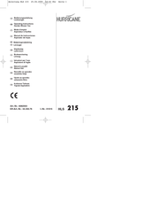 Hurricane HLS 215 Manual De Instrucciones