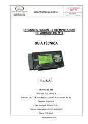 FUL-MAR DG-512 Guia Tecnica