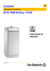 De Dietrich ECODENS DTG 1300-24 Eco Instrucciones De Utilizacion