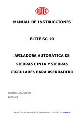 Elite SC-10 Manual De Instrucciones