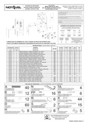 Notável Móveis NT 2010 Instrucciones De Montaje