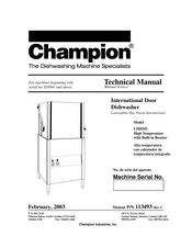 Champion I-DHM5 Manual Tecnico