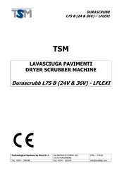 TSM Durascrubb L75 B - LFLEXI Manual Del Usuario