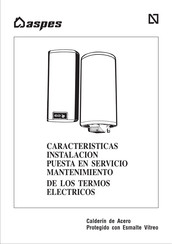 Aspes A100 Caracteristicas Instalacion Puesta En Servicio Mantenimiento